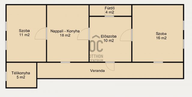 Eladó családi ház, Tápióságon 21.9 M Ft, 3 szobás