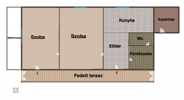 Eladó családi ház, Nagykőrösön 32.5 M Ft, 2 szobás