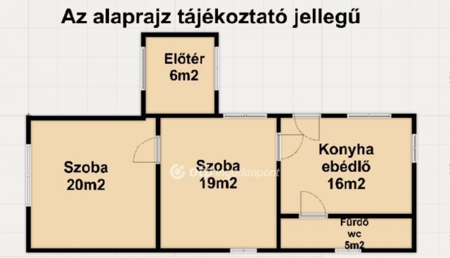 Eladó családi ház, Dombrádon 12.8 M Ft, 2 szobás
