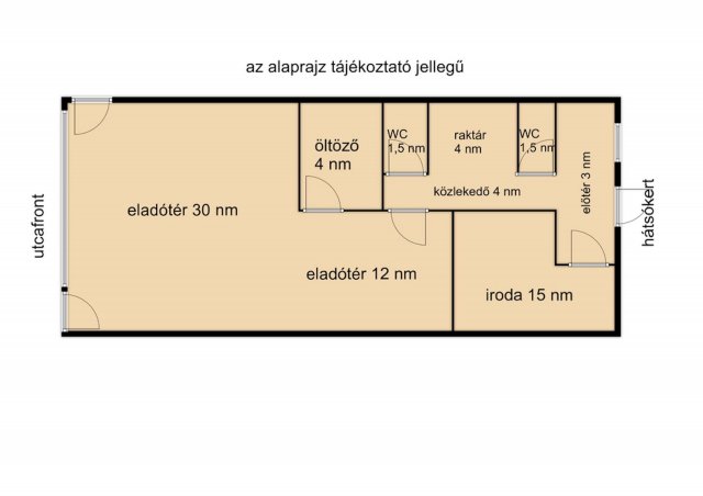 Eladó üzlethelyiség, Siófokon 73.5 M Ft / költözzbe.hu