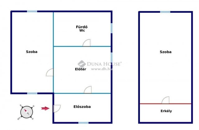 Eladó családi ház, Kecskeméten 24.99 M Ft, 2 szobás