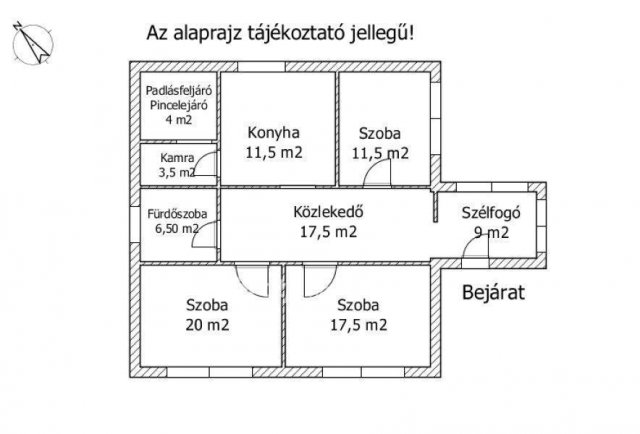 Eladó családi ház, Enesén 50.9 M Ft, 3 szobás