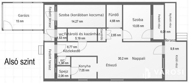 Eladó ikerház, Érsekvadkerten 39.9 M Ft, 6 szobás