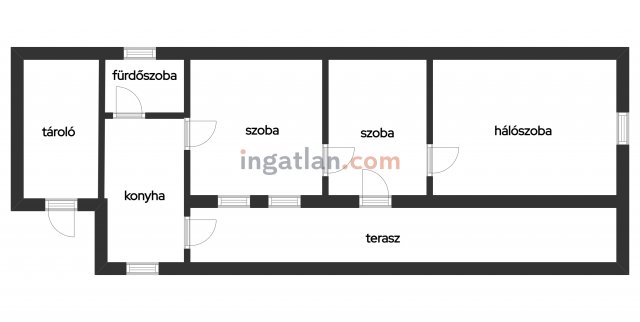 Eladó családi ház, Csikóstőttősön 17.5 M Ft, 3 szobás
