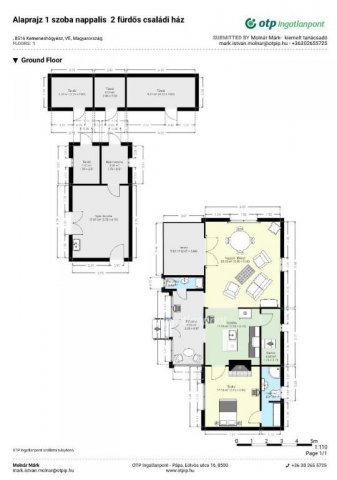 Eladó családi ház, Kemeneshőgyészen 19.9 M Ft, 2 szobás