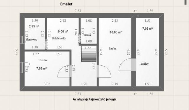 Eladó ikerház, Vonyarcvashegyen 51.9 M Ft, 2 szobás