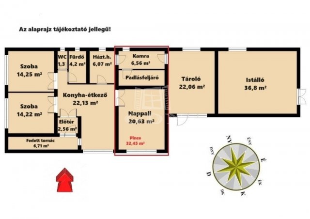 Eladó családi ház, Dánszentmiklóson 79.9 M Ft, 3 szobás