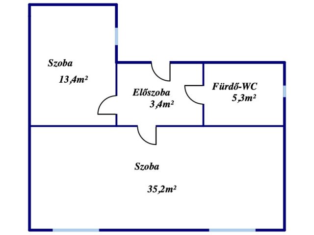 Eladó családi ház, Miskolcon, Forrásvölgy utcában 12.9 M Ft