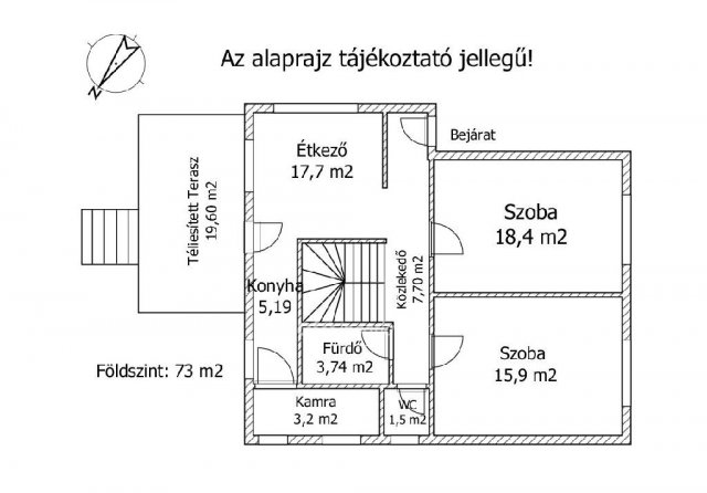 Eladó családi ház, Győrött 74.9 M Ft, 4+1 szobás