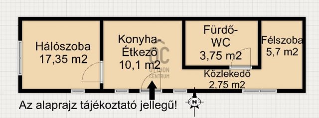 Eladó családi ház, Sormáson 7.9 M Ft, 1 szobás