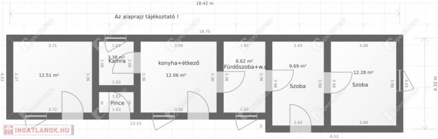 Eladó családi ház, Bényén 25 M Ft, 3 szobás