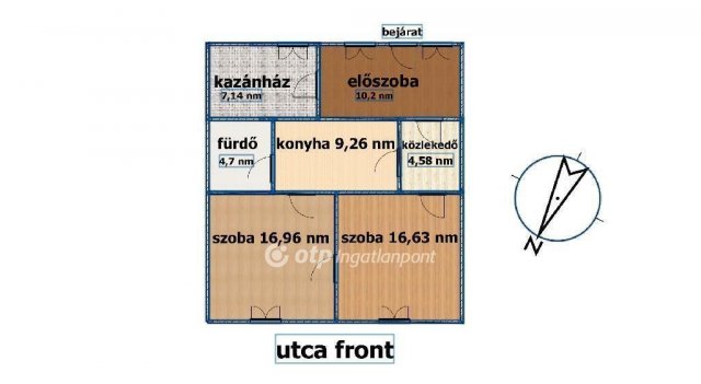 Eladó családi ház, Budapesten, XX. kerületben 49.5 M Ft