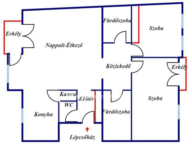 Eladó téglalakás, Nyíregyházán 68 M Ft, 3 szobás