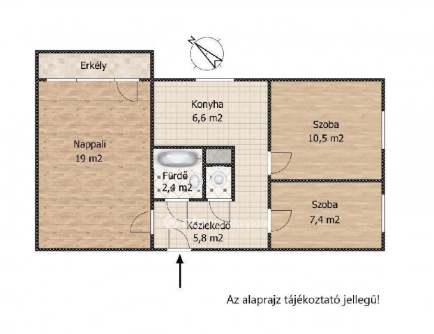 Eladó panellakás, Budapesten, XXI. kerületben 49.9 M Ft