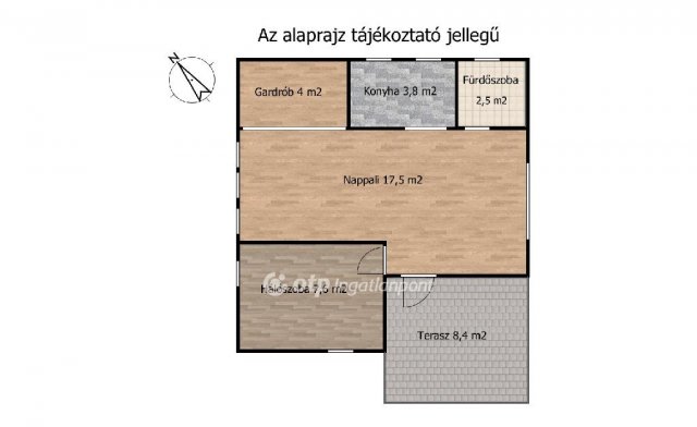 Eladó nyaraló, Kiskunlacházán 27.9 M Ft, 1+1 szobás