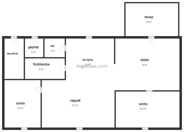 Eladó családi ház, Szigetújfalun, Vasút utcában 34.99 M Ft