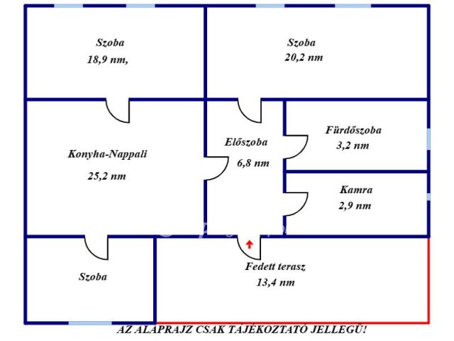 Eladó családi ház, Kunszentmártonban 25.5 M Ft, 3 szobás