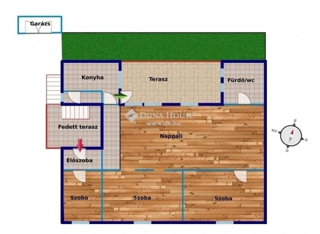 Eladó családi ház, Pécsett 80 M Ft, 3+1 szobás