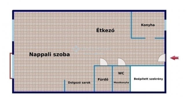 Eladó téglalakás, Budapesten, V. kerületben 95 M Ft, 1 szobás