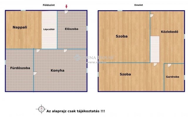 Eladó családi ház, Vácon 51.95 M Ft, 3 szobás