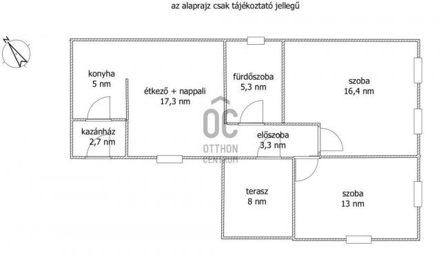 Eladó családi ház, Csemőn 45 M Ft, 2 szobás