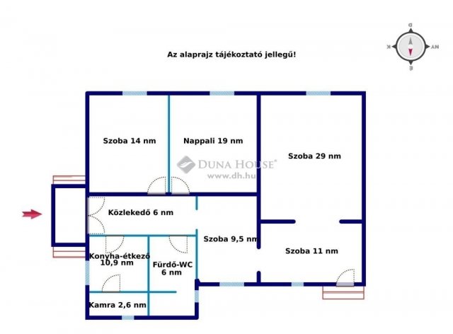 Eladó családi ház, Lajosmizsén 44.9 M Ft, 5 szobás