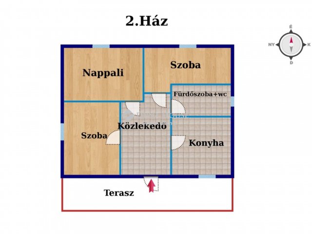 Eladó családi ház, Kerepesen 53.9 M Ft, 6 szobás