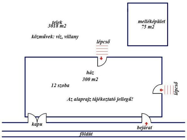 Eladó családi ház, Kecskeméten 50 M Ft, 12 szobás