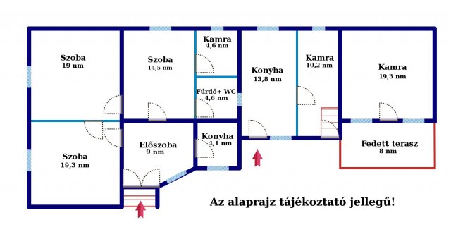 Eladó családi ház, Tiszakécskén, Vörösmarty utcában 19.9 M Ft