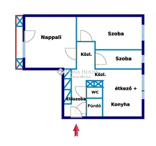 Eladó panellakás, Kecskeméten 48.5 M Ft, 2+1 szobás