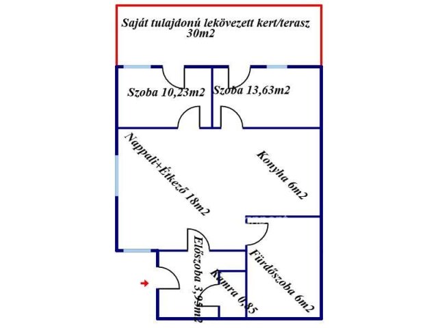 Eladó téglalakás, Budapesten, IX. kerületben 95 M Ft, 2+1 szobás