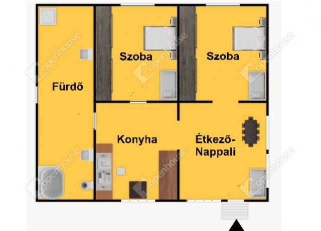 Eladó családi ház, Mátraderecskén 24.4 M Ft, 2 szobás