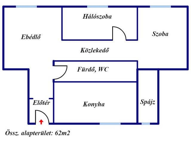 Eladó téglalakás, Sárospatakon, Tompa Mihály utcában 23.9 M Ft