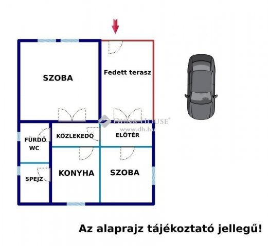 Eladó családi ház, Tápiószecsőn 38.9 M Ft, 2 szobás