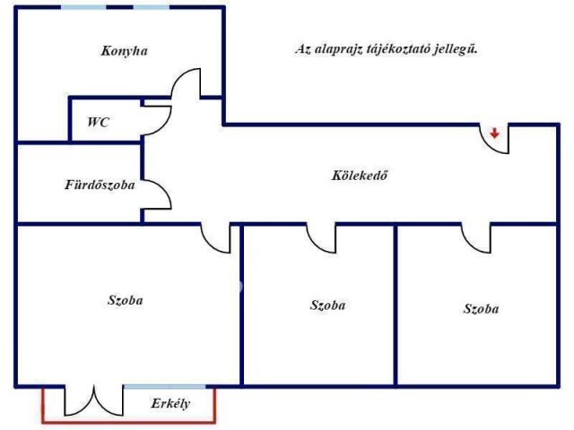 Eladó téglalakás, Szolnokon 52 M Ft, 3 szobás