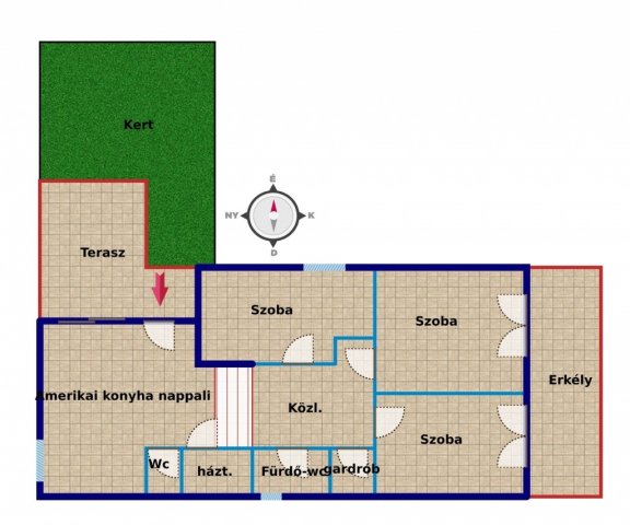 Eladó téglalakás, Pécsett 77 M Ft, 4 szobás