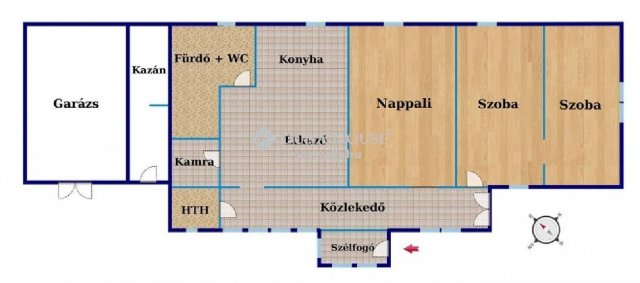 Eladó családi ház, Polgárdin 43.9 M Ft, 3 szobás