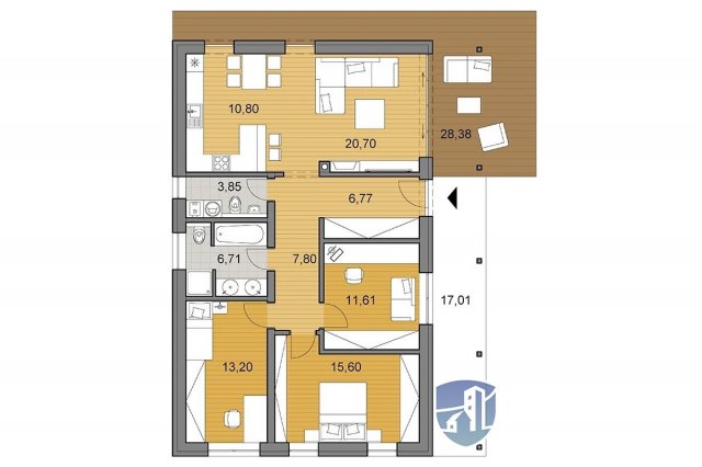 Eladó családi ház, Ikladon 49.9 M Ft, 4 szobás