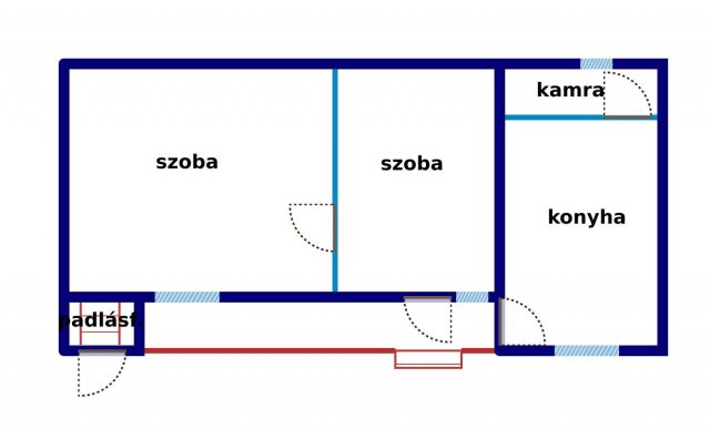 Eladó családi ház, Tardoson 14.9 M Ft, 2 szobás