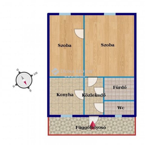 Eladó téglalakás, Kecskeméten 25.9 M Ft, 2 szobás