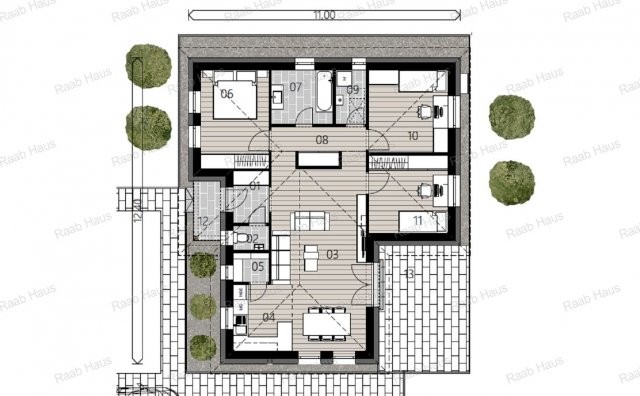 Eladó családi ház, Győrságon 75.74 M Ft, 4 szobás