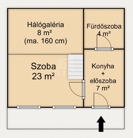 Eladó téglalakás, Budapesten, VI. kerületben 55.5 M Ft, 1 szobás