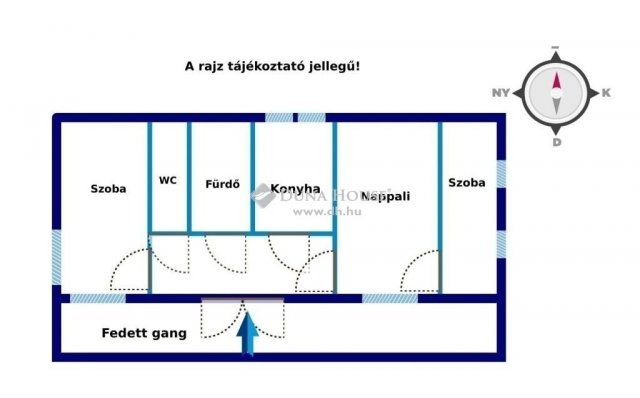 Eladó családi ház, Monoron 71.5 M Ft, 3 szobás