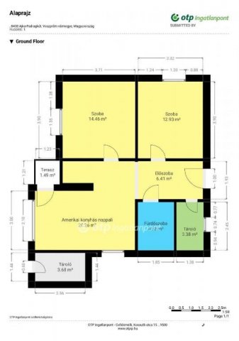 Eladó családi ház, Ajkán 24.9 M Ft, 3 szobás