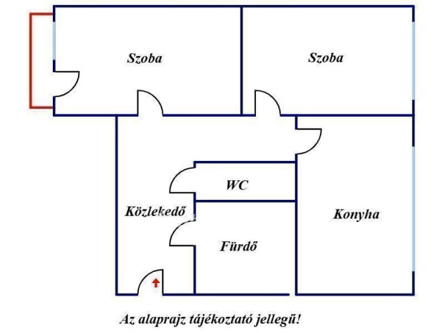 Eladó panellakás, Nyíregyházán 41.1 M Ft, 2 szobás