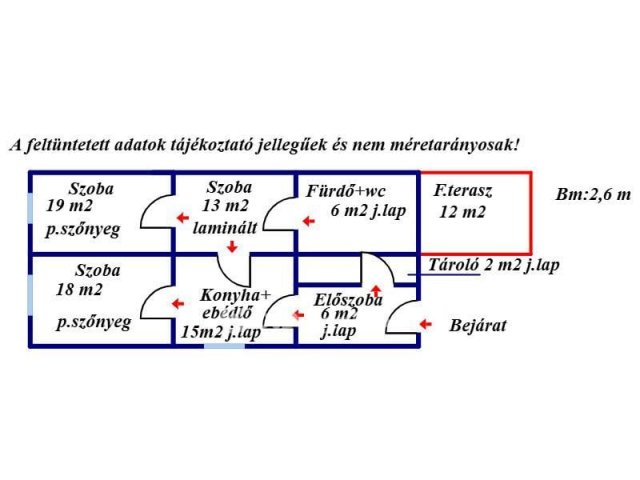 Eladó családi ház, Csesztvén 26.9 M Ft, 3 szobás