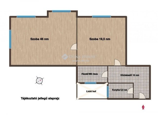 Eladó téglalakás, Budapesten, VIII. kerületben 74.9 M Ft