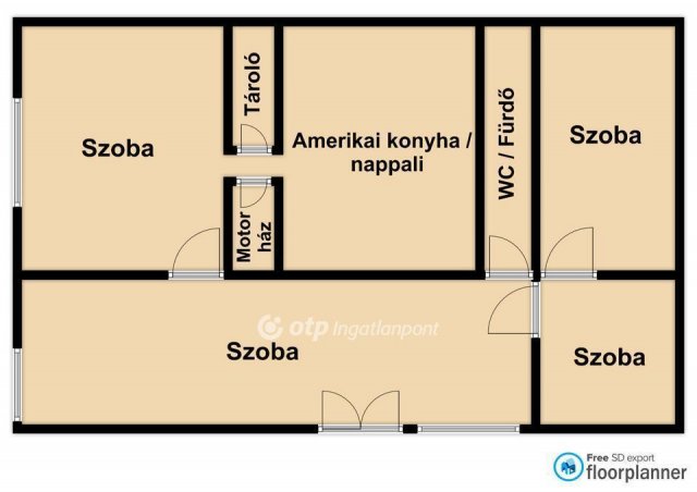 Eladó családi ház, Tüskeváron 19.9 M Ft, 4 szobás