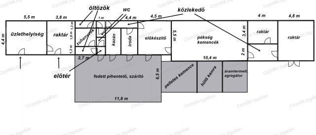 Eladó családi ház, Pápateszéren 50 M Ft, 5 szobás