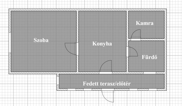 Eladó családi ház, Kecskeméten 21 M Ft, 1 szobás